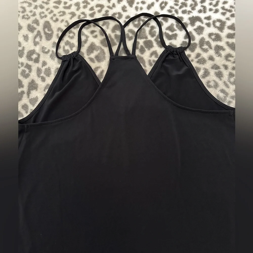 2018 Express Strappy Racerback Cami Tank Top in Black Size Small Women’s